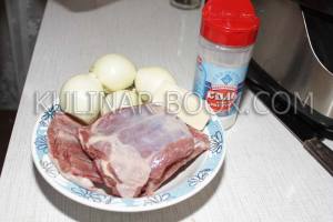 Ингредиенты для приготовления свиных ребрышек в мультиварке