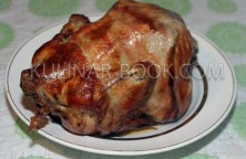 Курица гриль в духовке на вертеле рецепт с фото